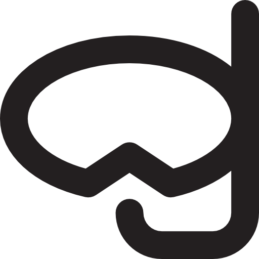 Scuba dive goggles